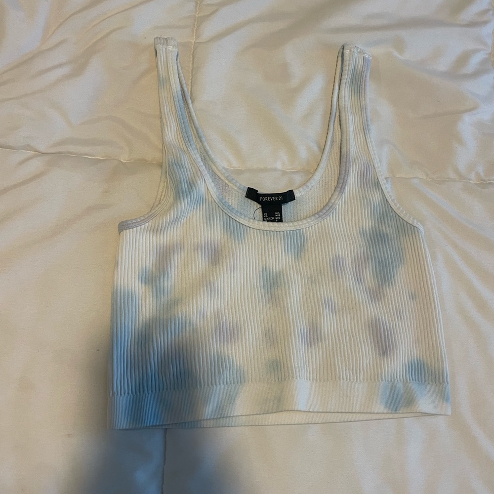 Worn one time tie dyed tank top